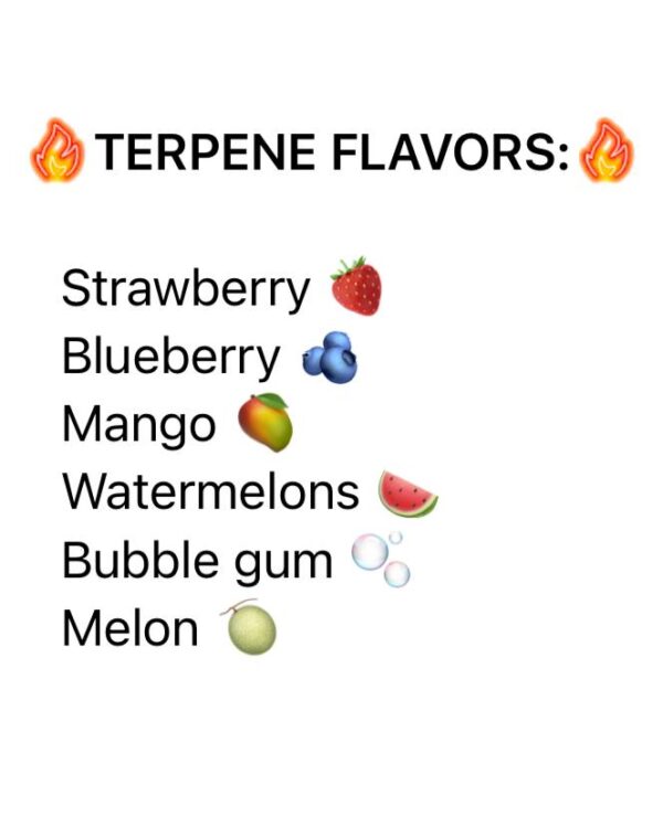 •$25 #TERPENE FLAVOR (add to any pack)
