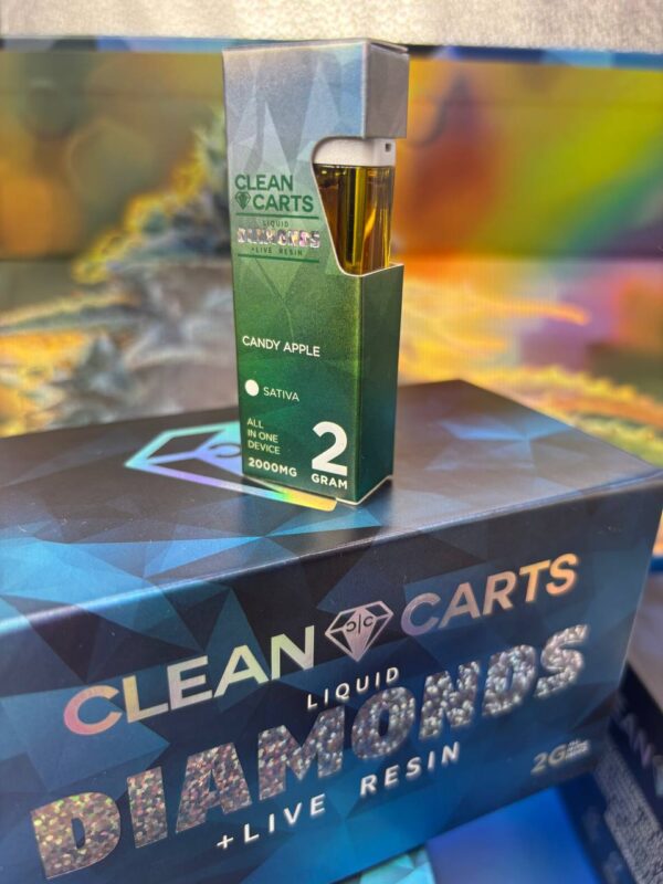 •$1099 #D80 – Clean Carts (1box -100/P)2g