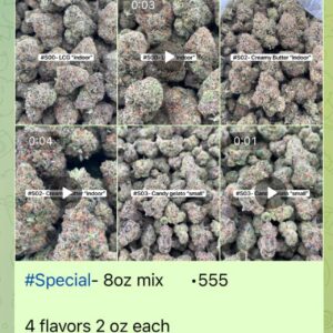 •$555 #Special 8oz (MIX 4 FLAVORS:2OZ EACH) (NO ADDITIONAL PROMO)