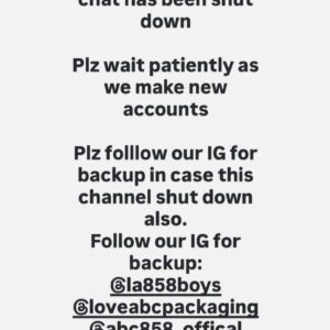 ***FOLLOW OUR IG FOR MORE UPDATES***