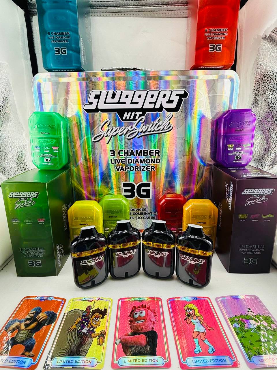 •$650 #DS01A - Sluggers hit Super Switch 3G (1box-50pc)